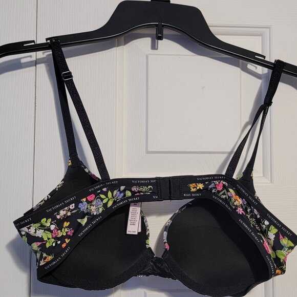Victoria's Secret Bombshell Push-Up T-Shirt Bra, Birds Of Paradise, 36A - Picture 3 of 10